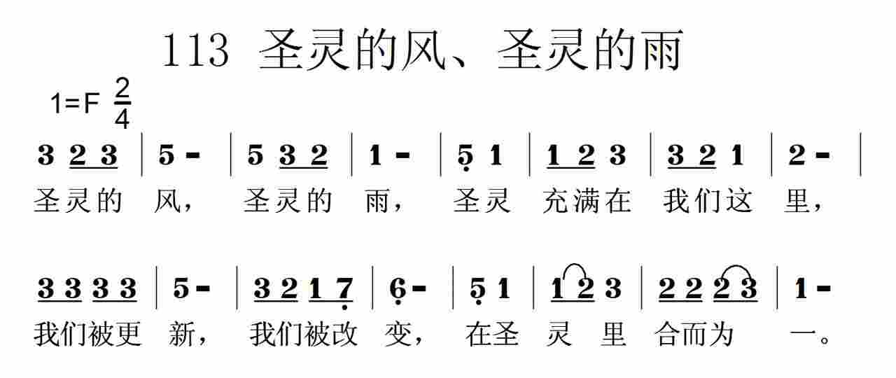 圣灵的风，圣灵的雨 第 1 页