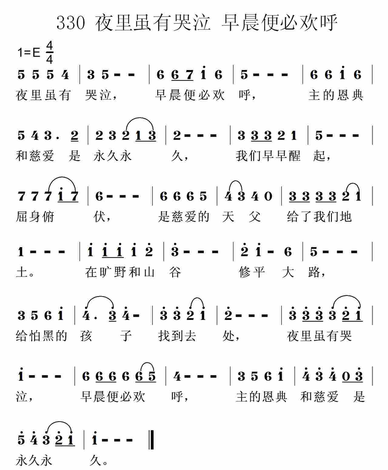 夜里虽有哭泣 第 1 页