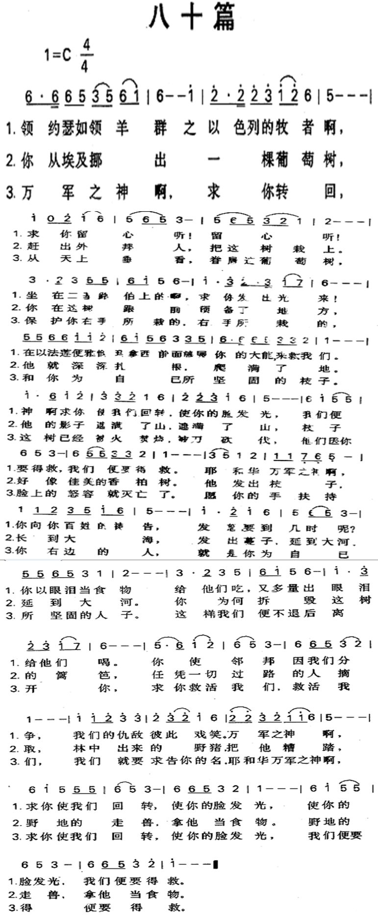 八十篇 第 1 页