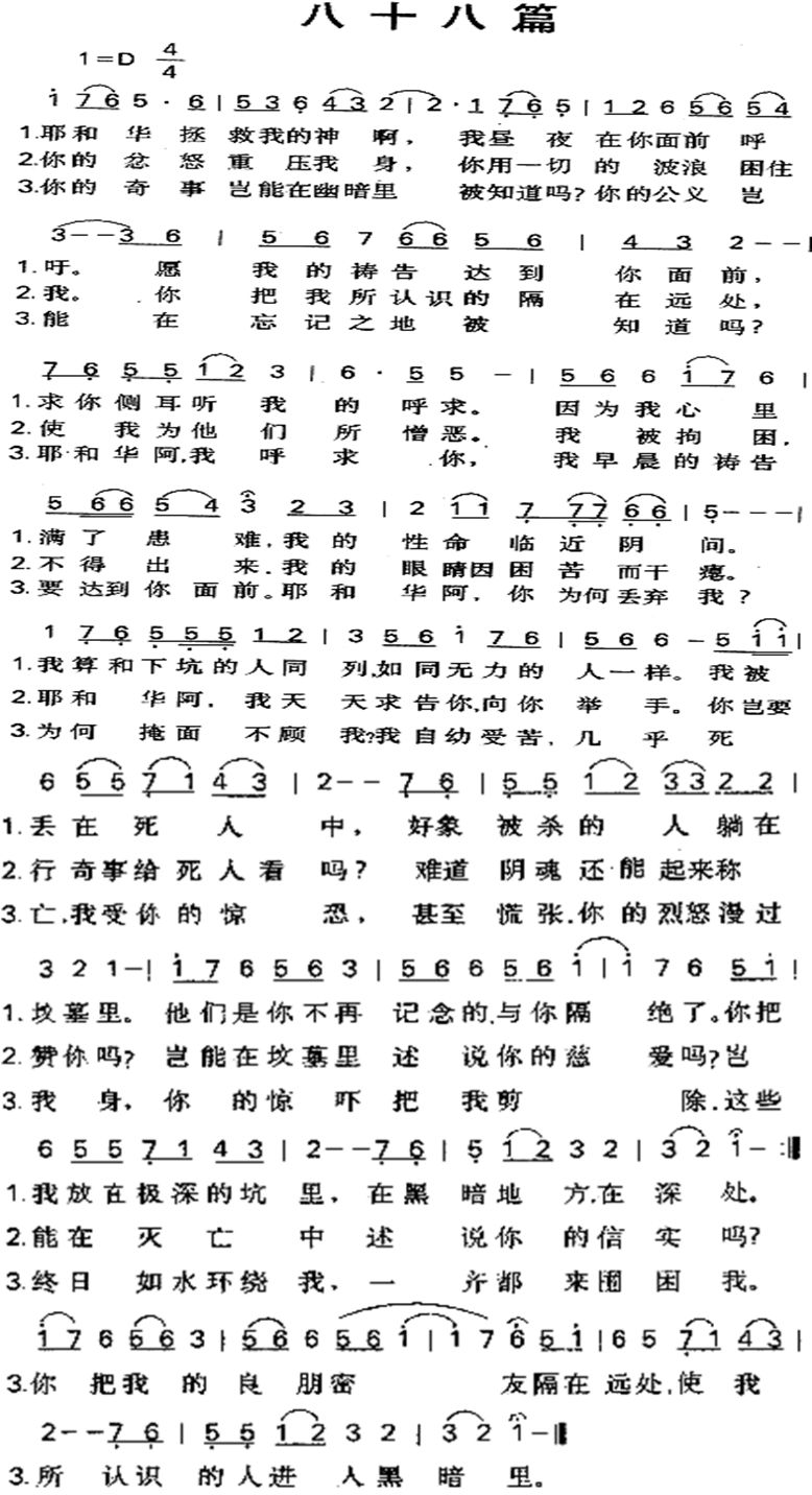 八十八篇 第 1 页
