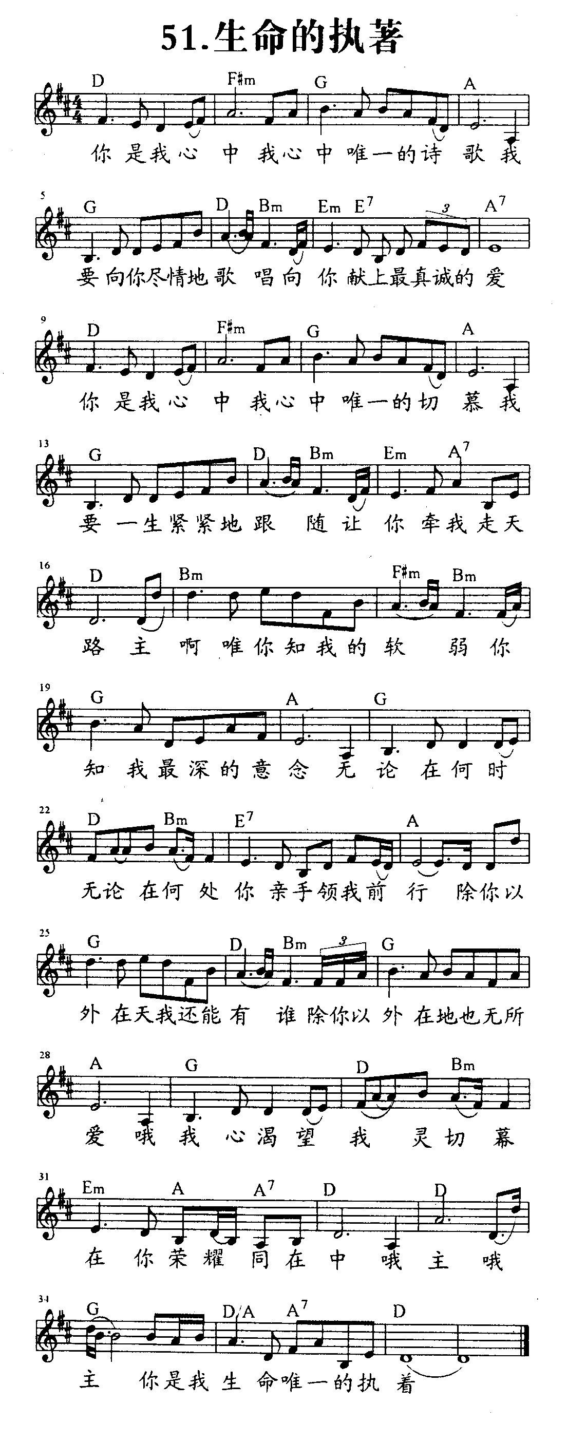 生命的执着 第 1 页