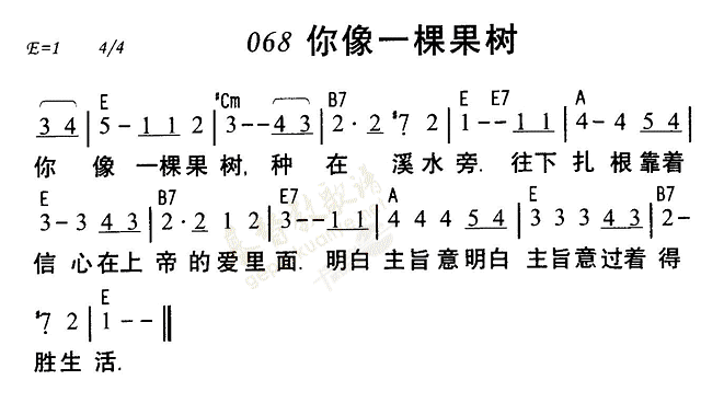 你像一棵果树 第 1 页