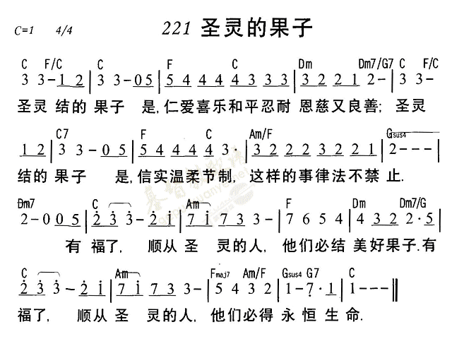 圣灵的果子 第 1 页