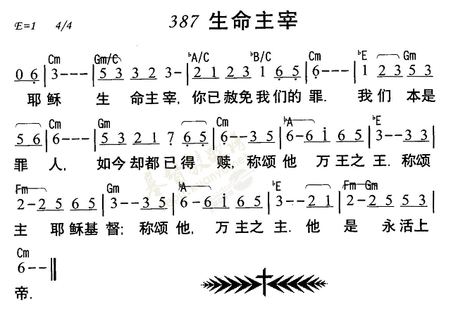 生命主宰 第 1 页