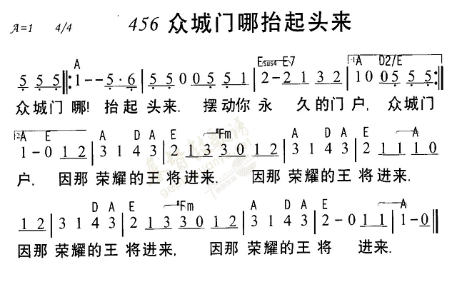 众城门哪抬起头来 第 1 页
