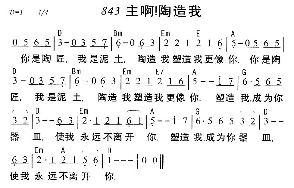 主啊!陶造我 第 1 页