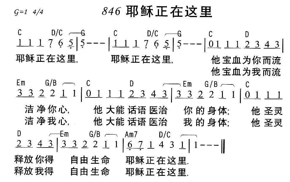 耶稣正在这里 第 1 页