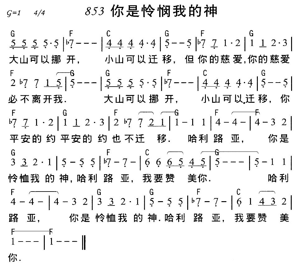 你是怜悯我的神 第 1 页