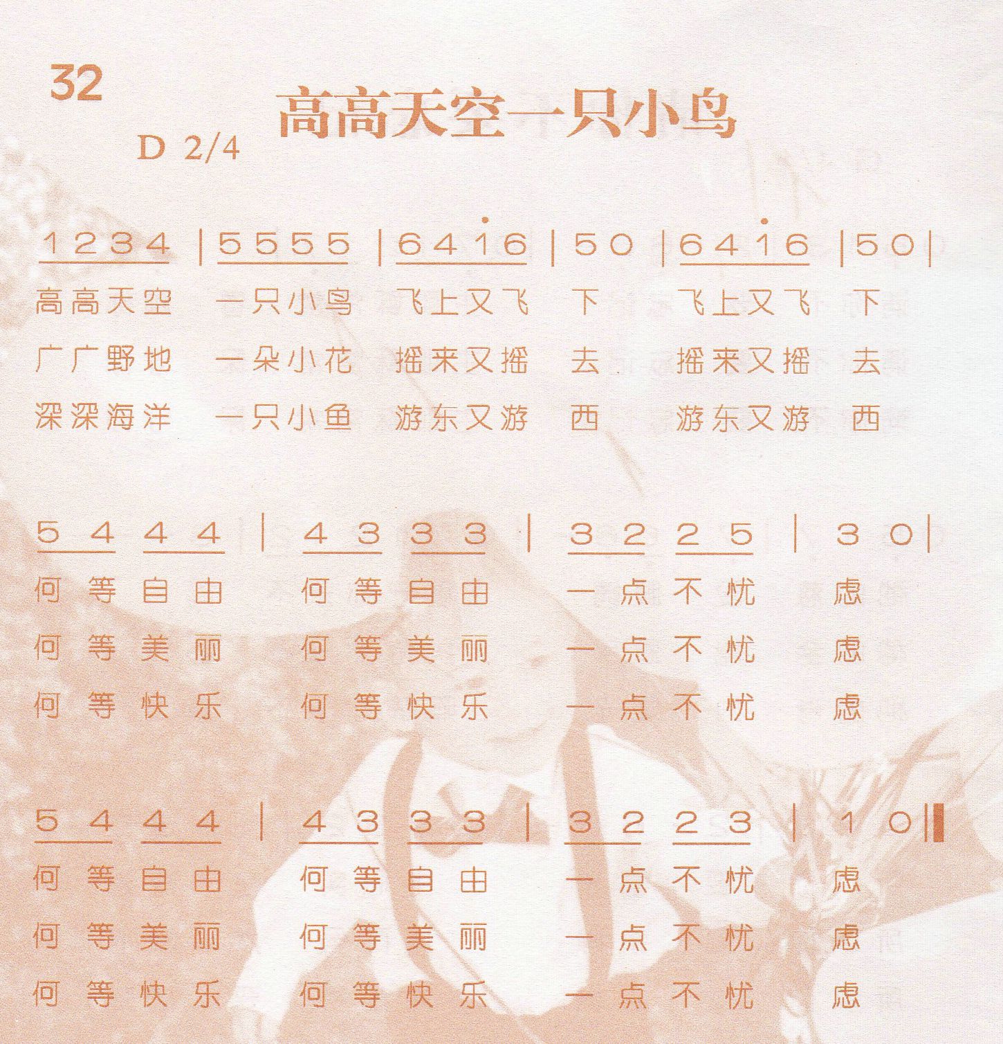 高高天空一只小鸟 第 1 页