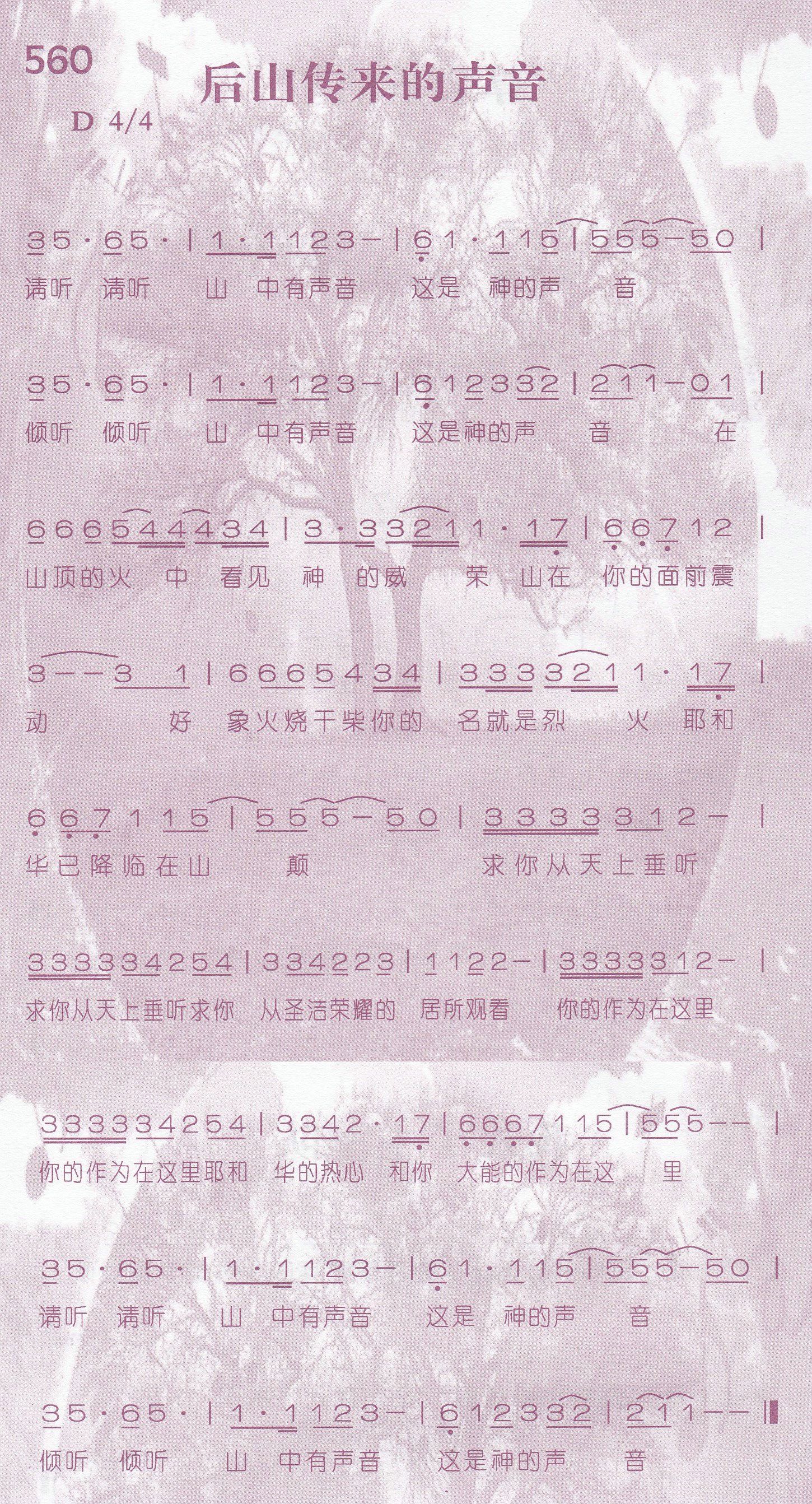 后山传来的声音 第 1 页
