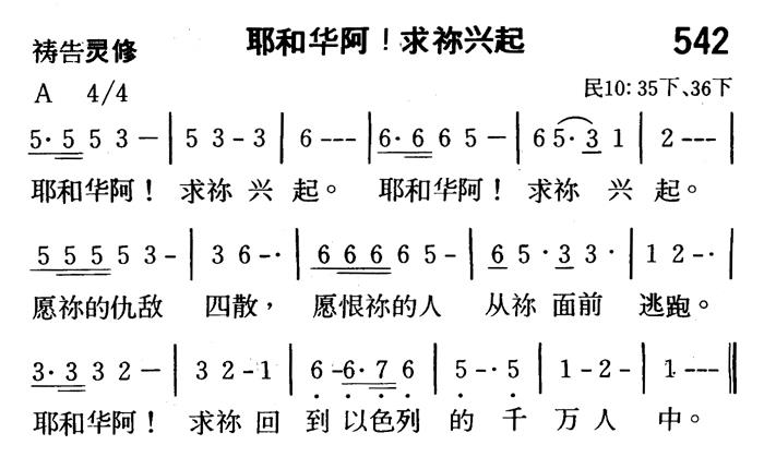 耶和华阿！求你兴起 第 1 页