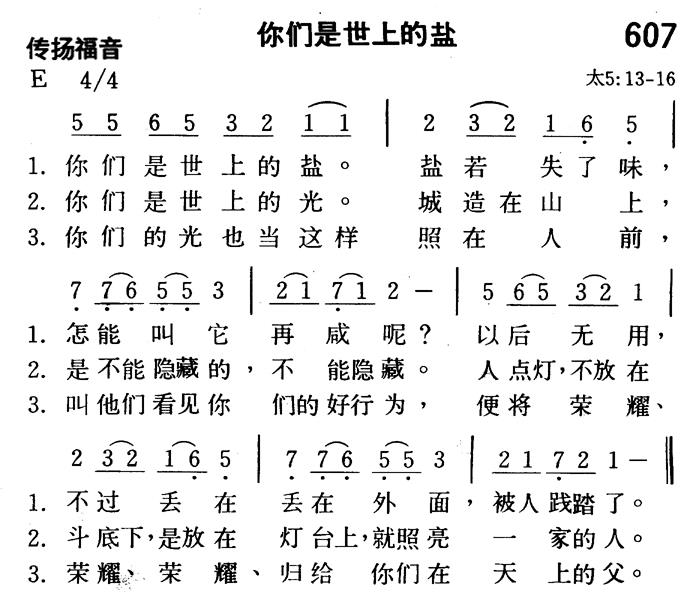 你们是世上的盐 第 1 页
