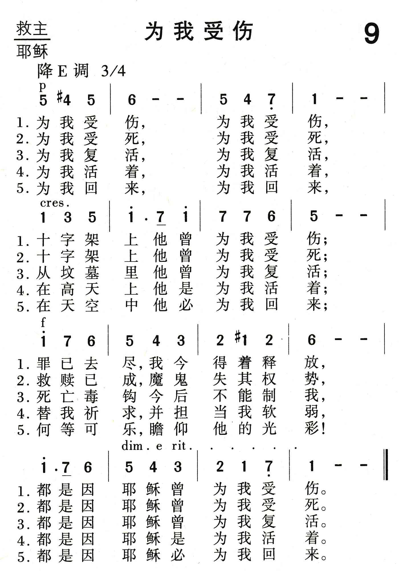 为我受伤 第 1 页