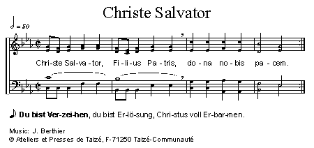 Christe Salvator 官方五线谱 第 1 页
