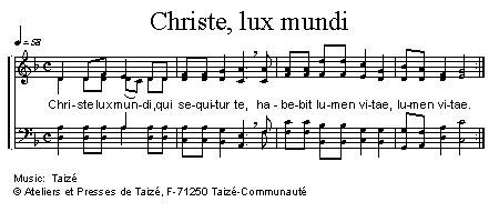 Christe, lux mundi 官方五线谱 第 1 页
