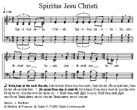 Spiritus Jesu Christi 官方五线谱 第 1 页