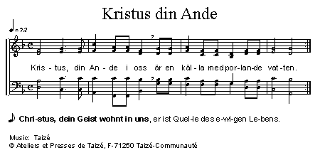 Kristus, din Ande 官方五线谱 第 1 页