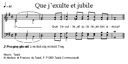 Que j’exulte et jubile 官方五线谱 第 1 页