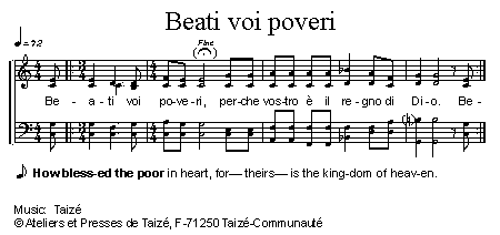 Beati voi poveri 官方五线谱 第 1 页