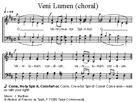 Veni Lumen (choral) 官方五线谱 第 1 页