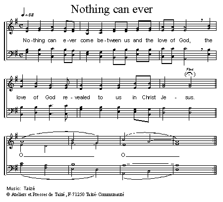 Nothing can ever 官方五线谱 第 1 页