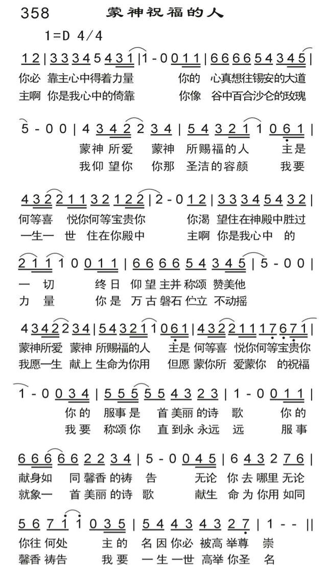 蒙神祝福的人 第 1 页