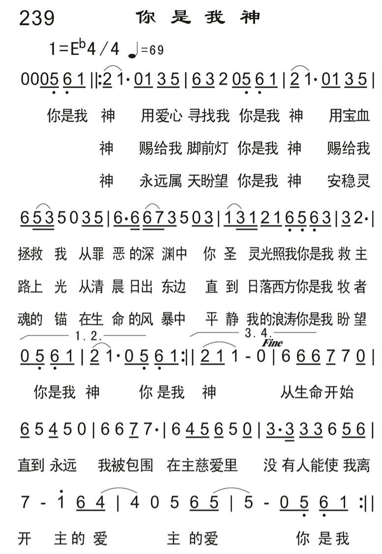 你是我神 第 1 页