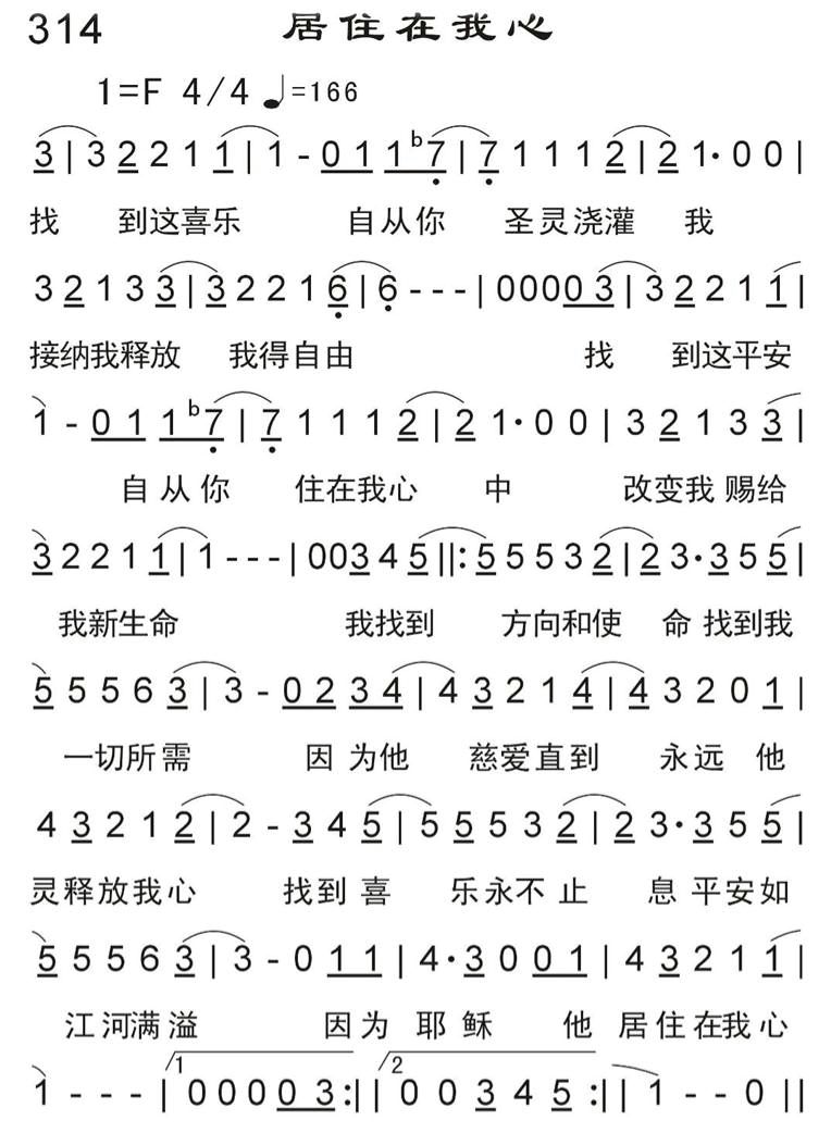 居住在我心 第 1 页