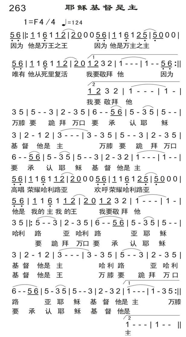 耶稣基督是主 第 1 页