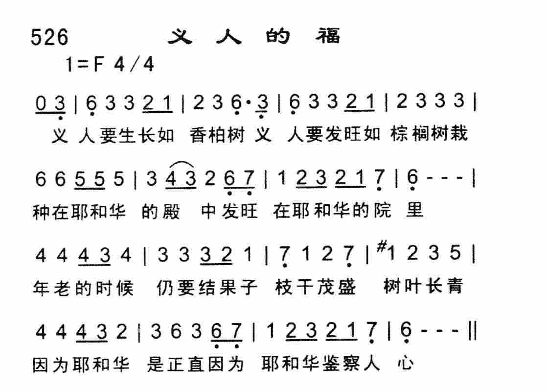 义人的福 第 1 页