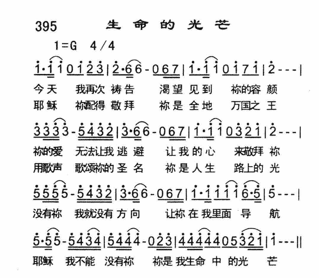 生命的光芒 第 1 页