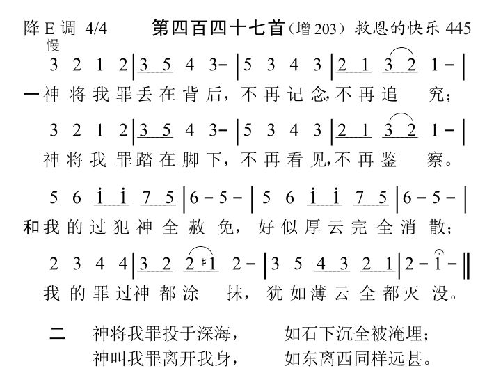神将我罪丢在背后 第 1 页