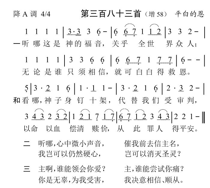 听哪这是神的福音 第 1 页