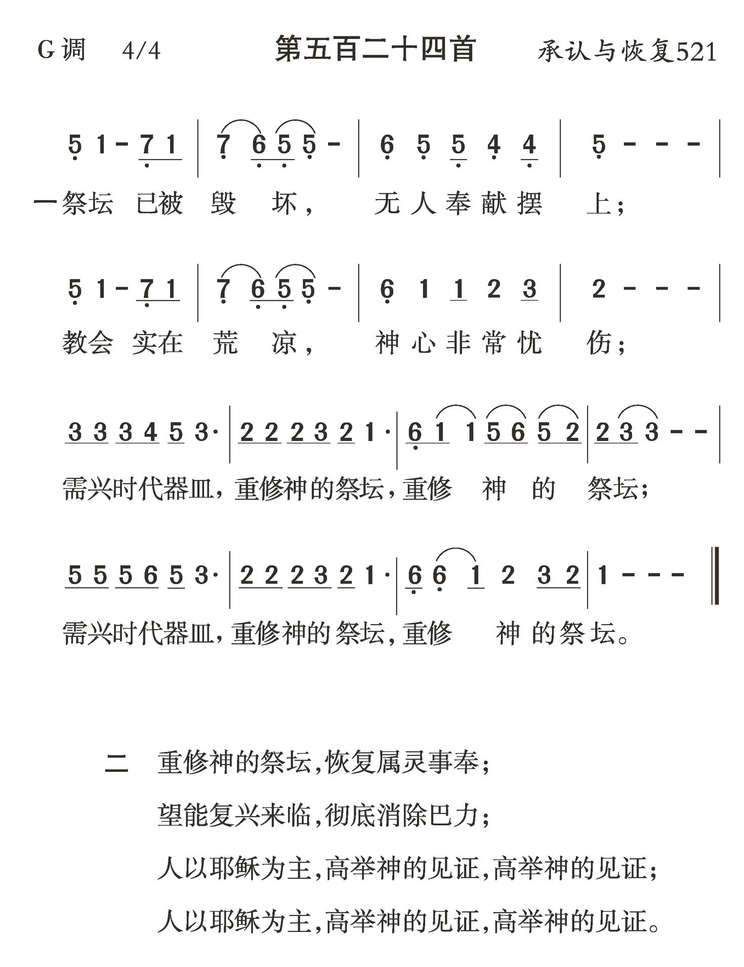 祭坛已被毁坏 第 1 页