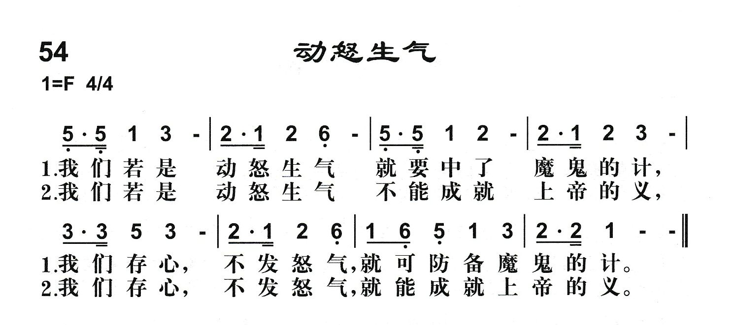 附录54 动怒生气 第 1 页