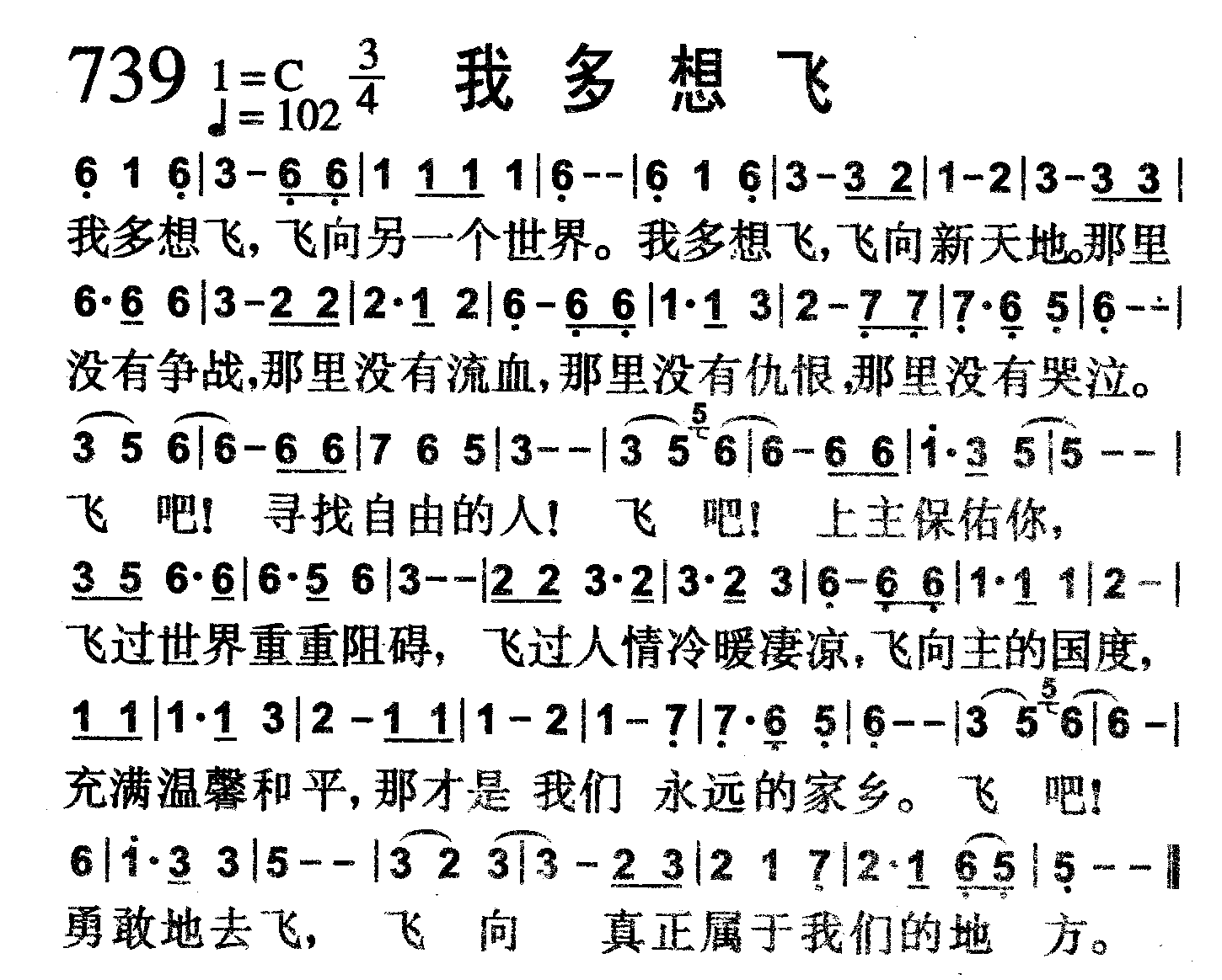 我多想飞 第 1 页