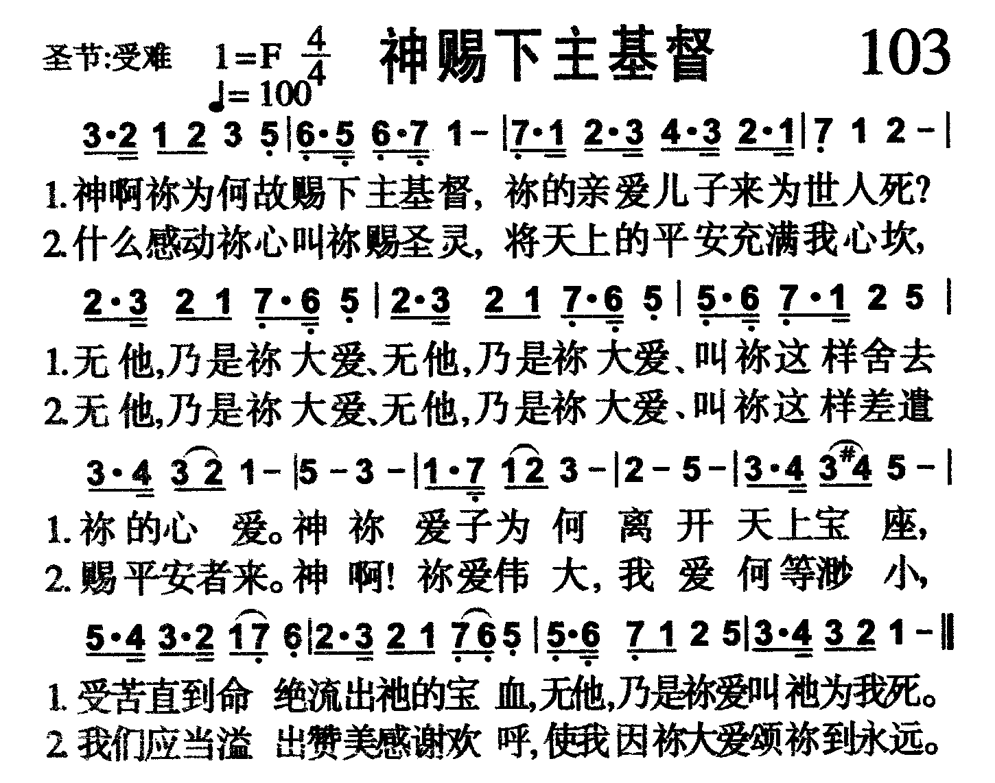 神赐下主基督 第 1 页