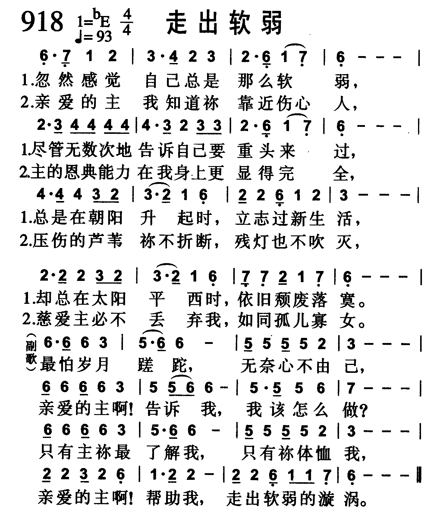 走出软弱 第 1 页