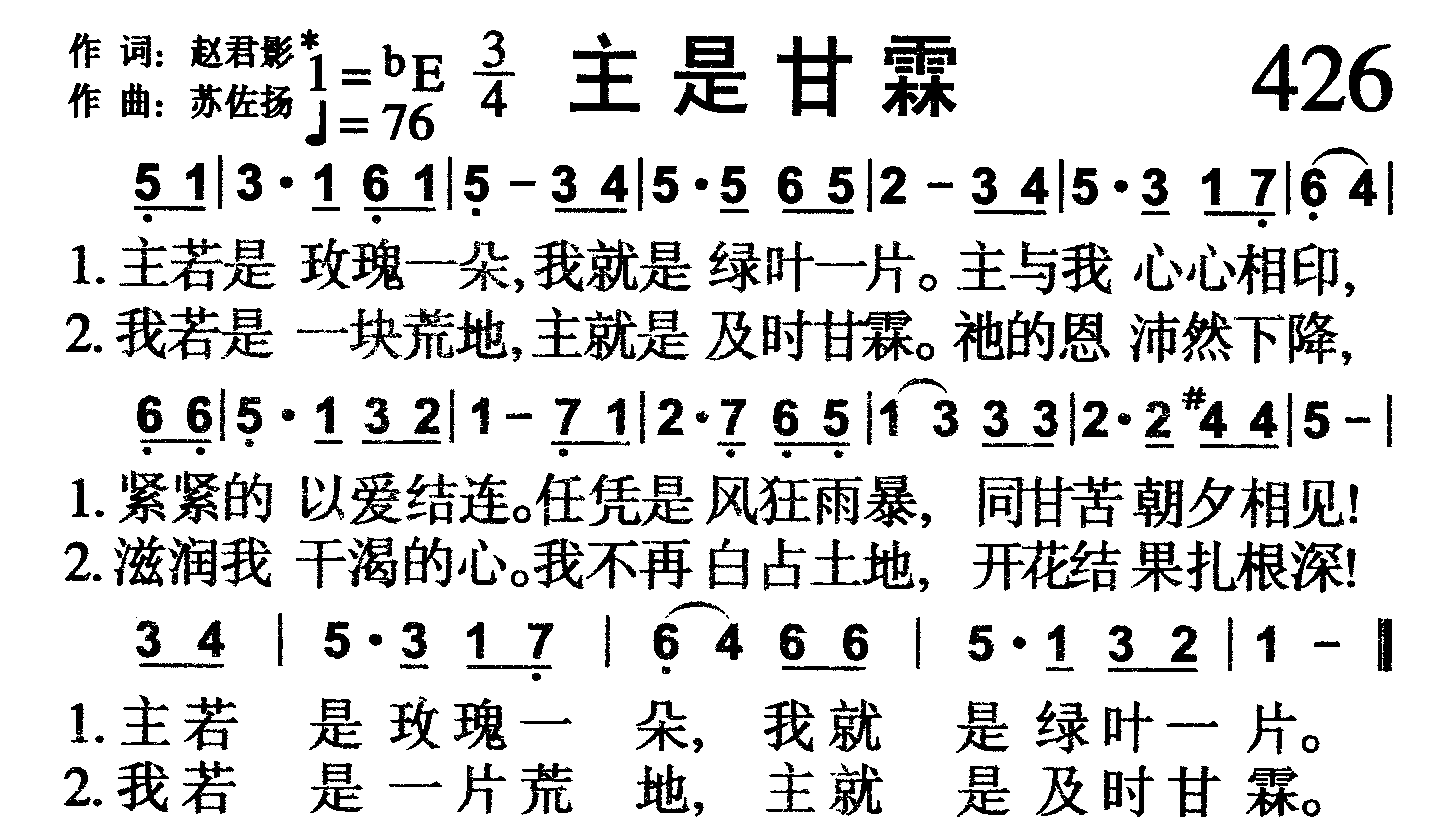 主是甘霖 第 1 页